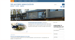 Desktop Screenshot of ndalumni.org